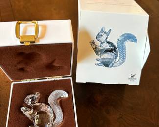 #114 - $36.00 - Swarovski squirrel