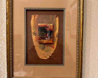 #45 - $90.00 - #B Pam Wynn original painting miniature on clay 11x14