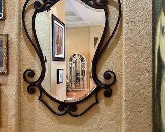 #158 - $140.00 - Iron mirror 30x44