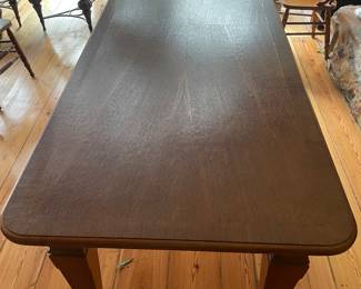 #41 - $575 Oak Dining table with square legs      96W X 30D X 30H                                     