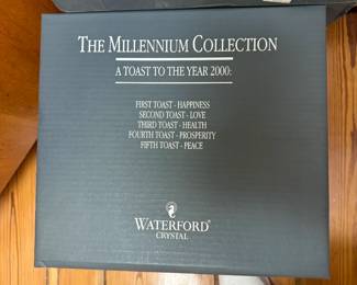 #24  - $200 -Waterford Champagne bucket crystal millenum collection (mor pics to come monday)