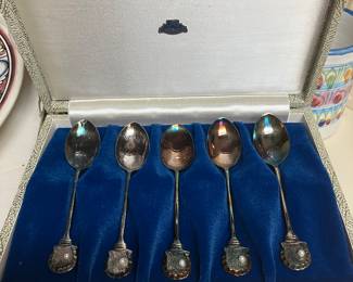 #82 - $76  Mikimoto Spoon Set