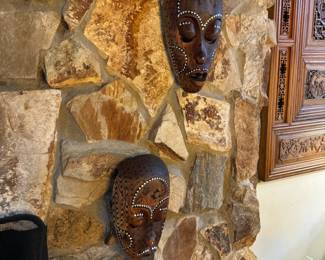 #35 - $90 - Two African masks set of 2 