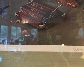 0#37 - $600 - Norman Rockwell limited print 135/750 - 32Wx 39H - Titled "Pals" for the 100th Anniversary of Bissell Circa 1976