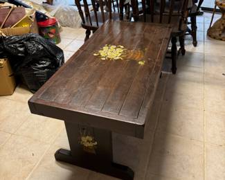 #18- $100 - Pine coffee table 50W X 24D X 21H