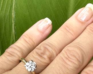 #83 - 14kt yellow gold setting 0.97 ct - size 8.5 - $2,285.00