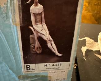 #15 - $275 - Lladro Triste Harlequin # 4558 (with box)