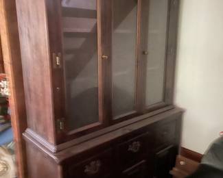 #88 - $120  China Cabinet   45 1/2W X 17D X 74H
