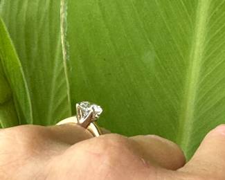 #83 - 14kt yellow gold setting 0.97 ct - size 8.5 - $2,285.00