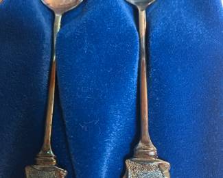 #82 - $76  Mikimoto Spoon Set