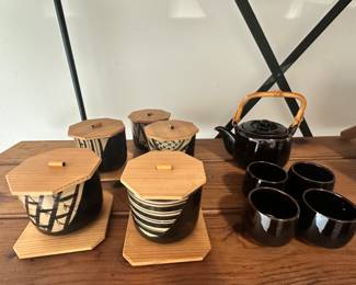 Japanese Soup Bowls and Tea Set