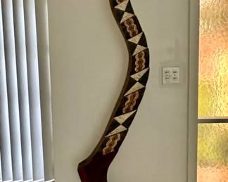 Tall Wooden Sculpture 