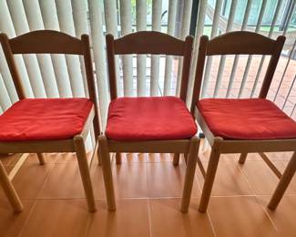 Low Kitchen Counter chairs 