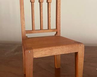 G.H. LaClare miniature Sheraton chair