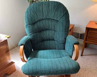 Cushioned Glider Rocker
