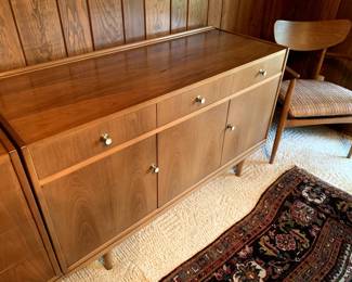 Vtg Morganton MCM Sideboard matches Dining Table and Cabinet