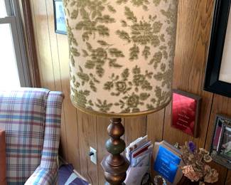 miVtg Lamp with Flocked Lampshade