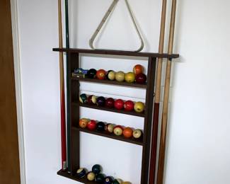 Pool Balls and Sticks