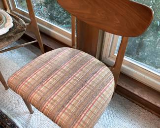 Matching MCM Morganton Upholstered Dining Table Chairs