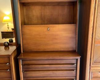 MCM Willett Chest with Pull-Down Credenza