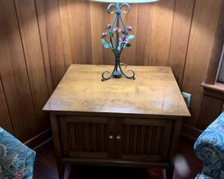 Vintage Toleware Lamp