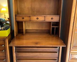 MCM Willett Credenza Opened with Drawers