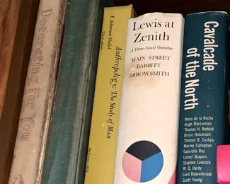 Vintage Books on Anthropology, Decorating, Flower Arranging