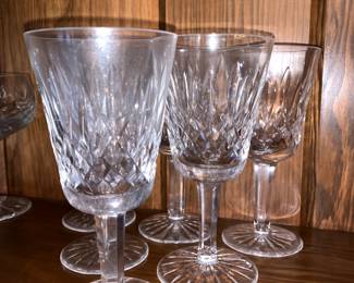 Crystal Glasses Waterford Claret Wine