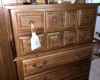 Vintage MCM Link-Taylor Brand Espanol Style Chest of Drawers