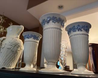 Wedgewood vases