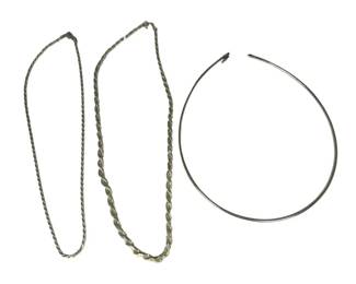 Sterling Silver Chain Lot