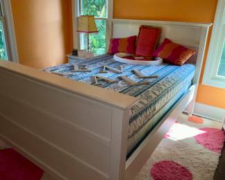 Pottery Barn, Full Size Bed Frame, Mattresses 