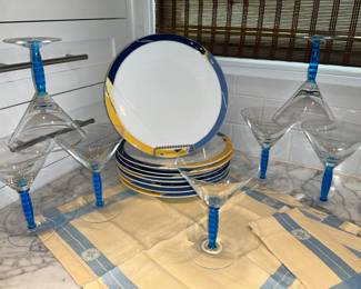 Bernardaud, Limoges, China plates. 8