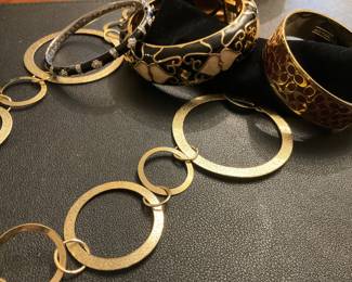 Coach traditional bangle,  Laurie G. Adams bracelets