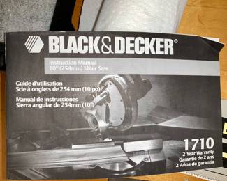 Black & Decker, 10" miter saw