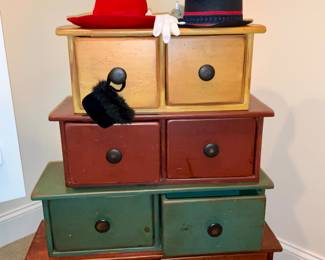 Staking Drawers, Children's dress up clothes 