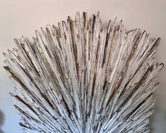 Custom queen headboard fit for a king! Made custom for Robert Secrest by the renowned Austin artist, Paul Meyer.