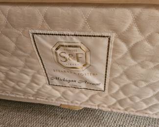 King Stearns & Foster mattress set