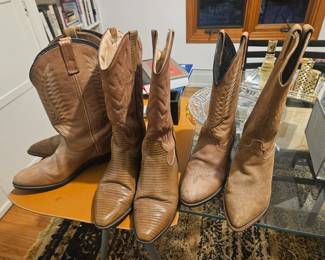 Leather Western boots