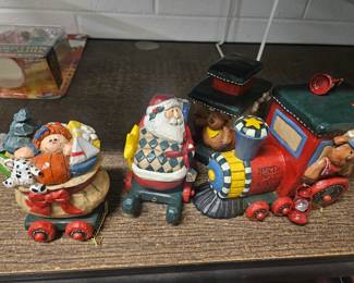 Enesco Santas North Pole train