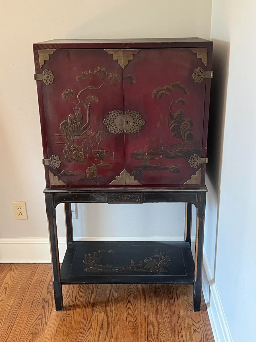 Vintage Chinoiserie Cabinet