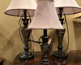 Black and White Marble Lamps