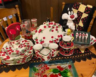 Cherries!! Warner Bros Sylvester the Cat Cookie Jar