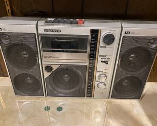 Mid Century Sanyo Boom Box