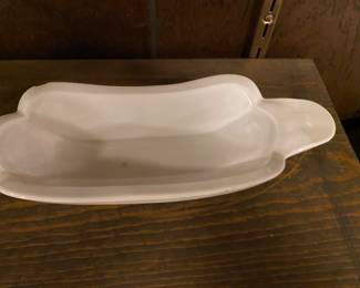 Vintage Milk Glass Banana Split Dishes