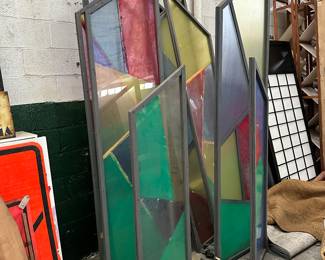 Faux stain glass props