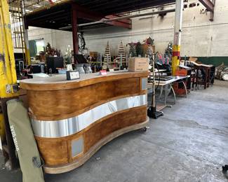 Custom made rolling desk one of a kind