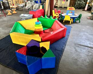 Kids play pins, kids tables, baby swings and more