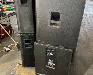 Subwoofers As Is not working selling at cheap prices 