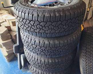 4 new tires for Jeep